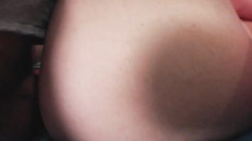 He gets a nice titty fucking too, and she gets a big load of goo.