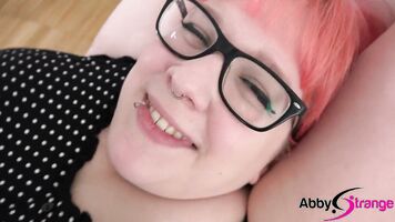 German Goth CHUBBY Abby Strange: Fuck me real good and cum where you want!